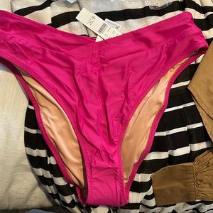 JCrew high-waisted bathing suit